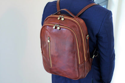 Bellagio Lago Deri Sırt Çantası™