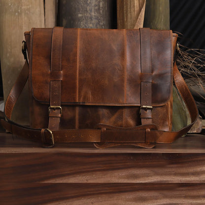 Rome Notturna Deri Postacı Çanta™